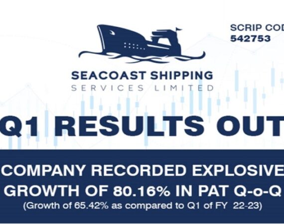 Seacoast shipping reports impressive 65% Q1 PAT growth launches rights issue