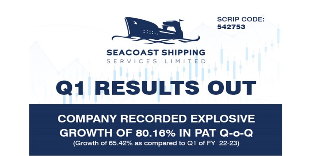 Seacoast shipping reports impressive 65% Q1 PAT growth launches rights issue