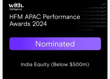 India Insight Value Fund nominated Best Indian Equity Fund for the HFM APAC Performance Awards 2024