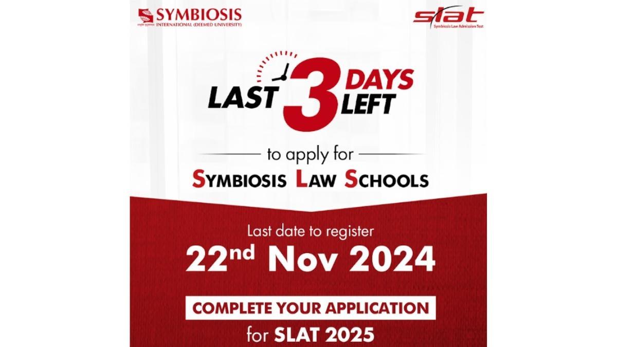 Symbiosis Law Admission Test 2025 Registration Closes on November 22, 2024; Begin Your Law Journey with SIU