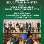 Japanese Education Minister Unveils JGU’s Sustainable Development Report 2025 at India-Japan Higher Education Forum in Tokyo