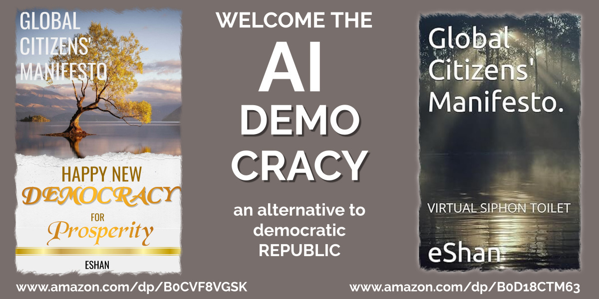 Singaporean Author Collaborates with AI to Propose a New Framework for Democracy for the World as Part of His Global Citizens’ Manifesto Series