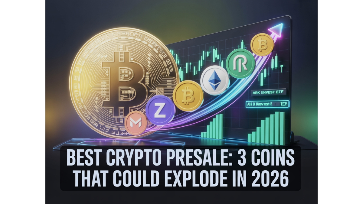 Best Crypto Presale: 3 Coins That Could Explode in 2026 As ARK Invest  Resumes Crypto Buying Spree - India Press Release