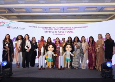 Mission ShakthiSAT Mascot Unveiled at BRICS CCI WE Summit 2026 - A Global Call for Inclusive Space Collaboration Led by India