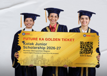 Kotak Education Foundation Unveils Kotak Junior Scholarship “Future Ka Golden Ticket” offering 1,000 Scholarships for Class 10+ Students in Mumbai